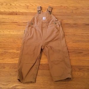 Baby carhartt overall bibs